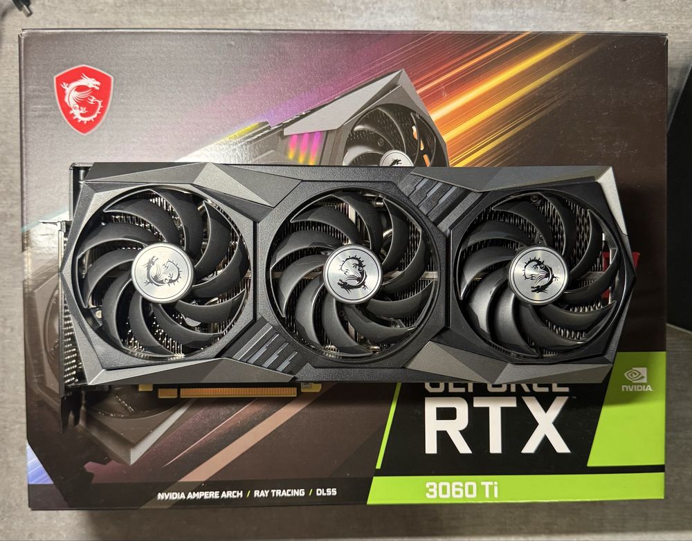Видеокарта MSI RTX 3060 Ti GDDR6X 8gb (RTX 3070) Gaming X