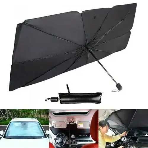 Парасоля на лобове скло в авто Optima Car Umbrella Сонцезахисна шторка