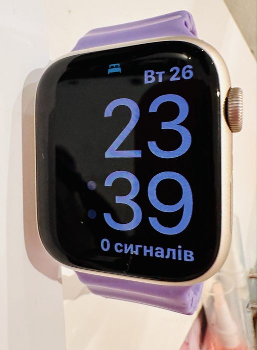 Apple watch 9 45 mm з гарантією до 08.2025 р!