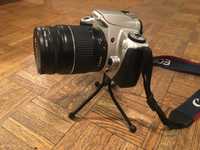 Aparat Canon EOS300 lustrzanka analogowa z obiektywami