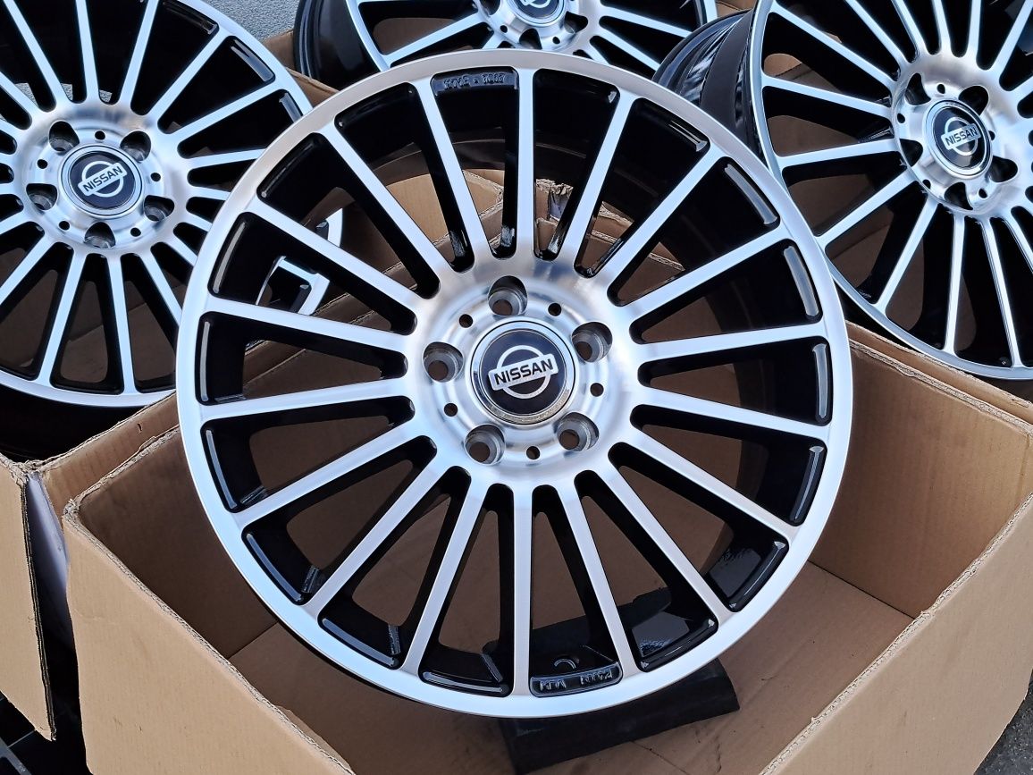 Alufelgi 17' 5x114,3 NISSAN Juke Qashqai Pulsar Leaf Primera KT15 CNC