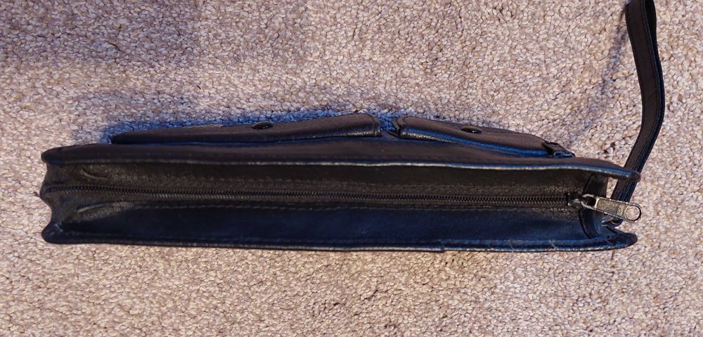 Skórzana SASZETKA męska - do ręki