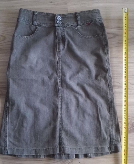 Komplet żakiet + spódnica jeansowa ze stretchem rozmiar 36/38