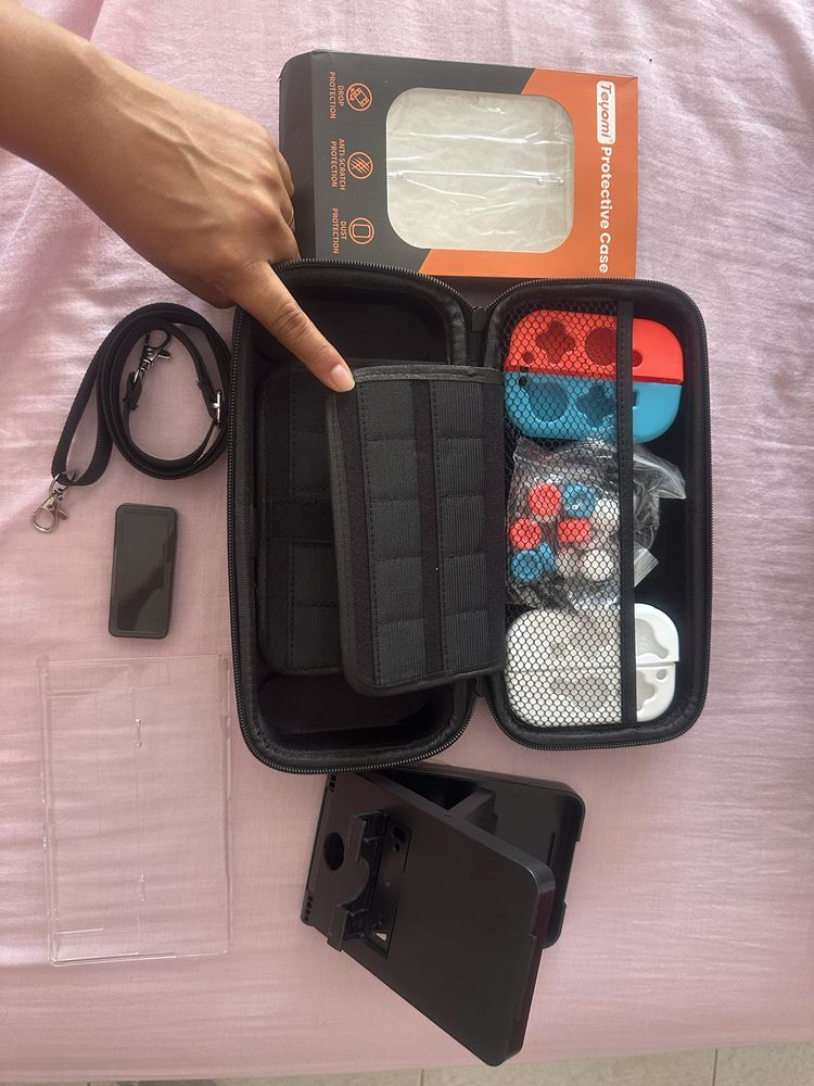 Vendo kit completo de protecao do Nintendo Switch
