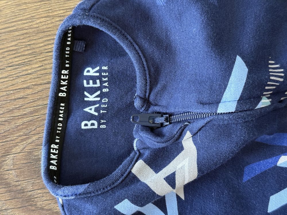 Śpioszki pajacyki zestaw 56/62 niebieski ted baker bawełniane na zamek