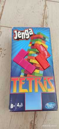 Klocki Tetris Jenga plastikowe kompletne bdb
