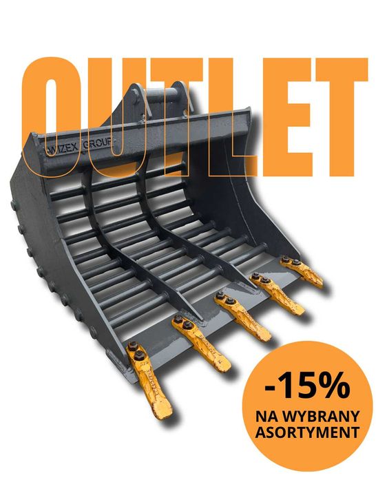Łyżka podsiębierna ażurowa 100 cm  6–9t — JCB 3CX / 4CX — OUTLET