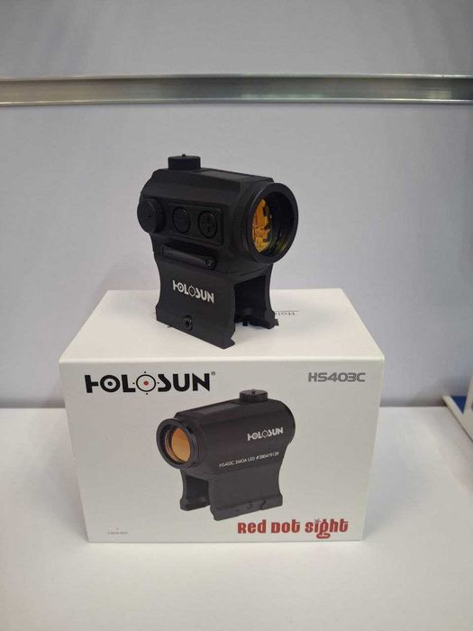 Коліматорний приціл Holosun Holosun HS403C Red з сонячною панеллю