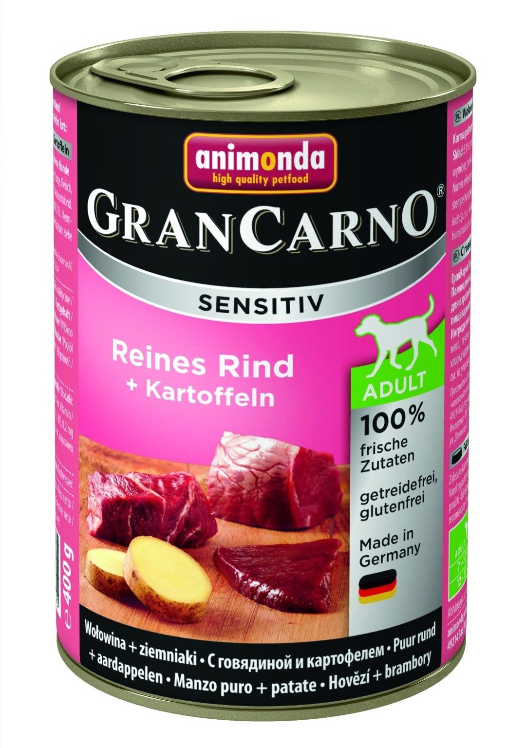 GranCarno Wołowina + ziemniaki adult 20x400g