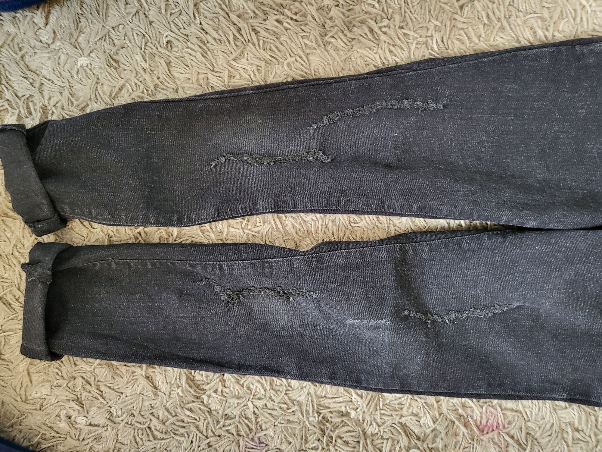 Czarne ogrodniczki Denim Co rozm. 128