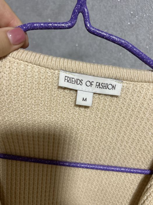 Кардиган з пірʼям friends of fashion , лонг кофта з пірʼям