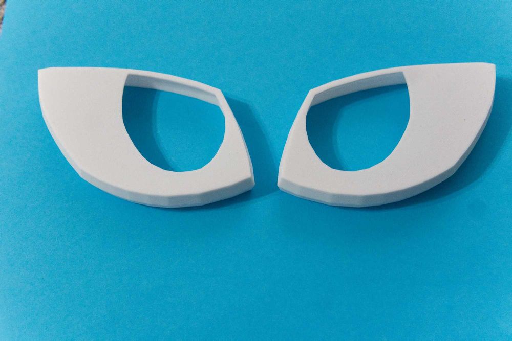 Oczy Oczka do Bazy Fursuita Fursuit Furry Wydruk Druk 3D Plastik