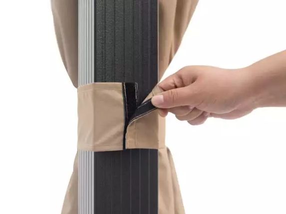 Pawilon ogrodowy Hardtop Rendezvous Deluxe szaro-brązowy, 3x4m