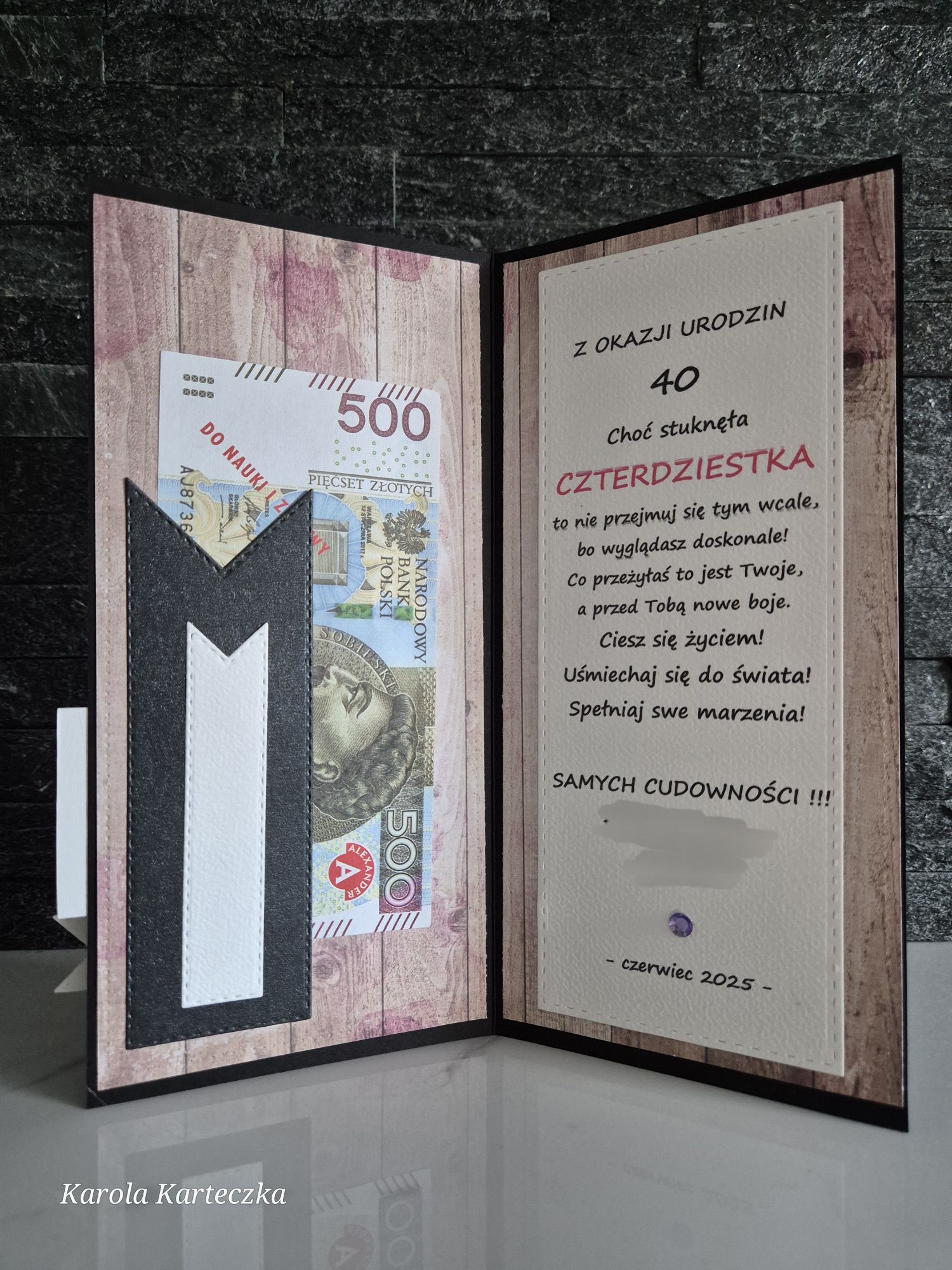 Kartka urodzinowa dla kobiety, kobieca, makijaż