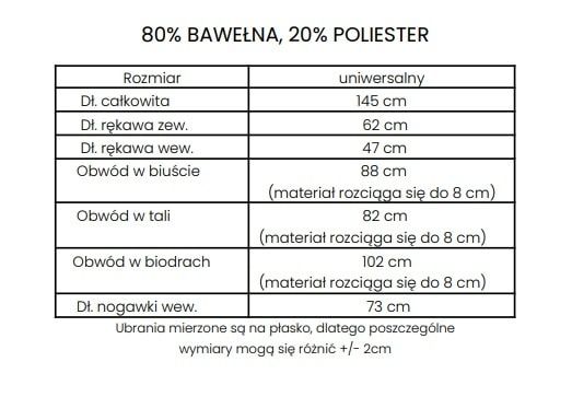 Kombinezon damski Olavoga Sherry Uni beżowy czarny szary