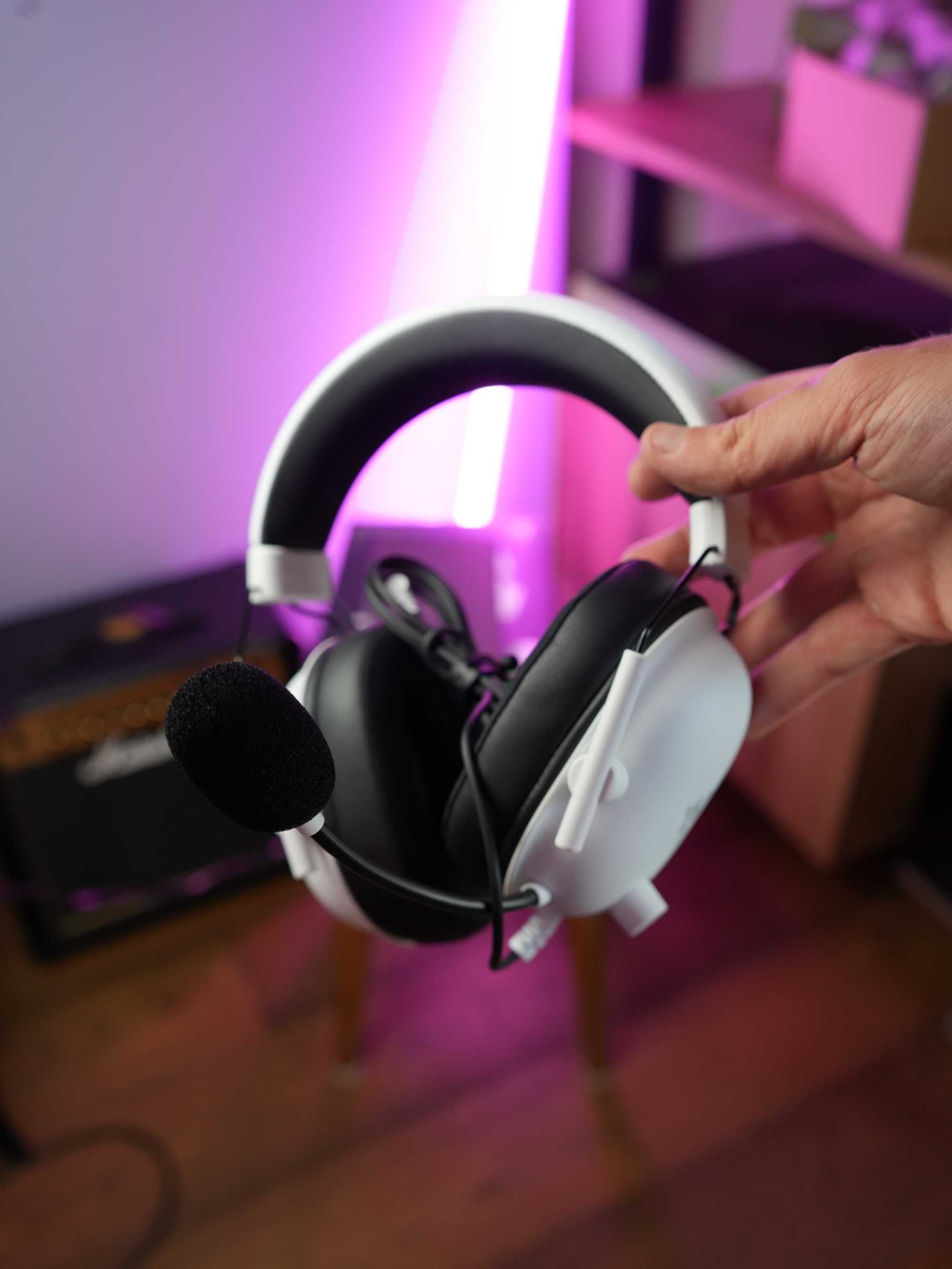 Słuchawki Razer BlackShark V2 X White | Nowe | Xbox / PC / PS / Switch