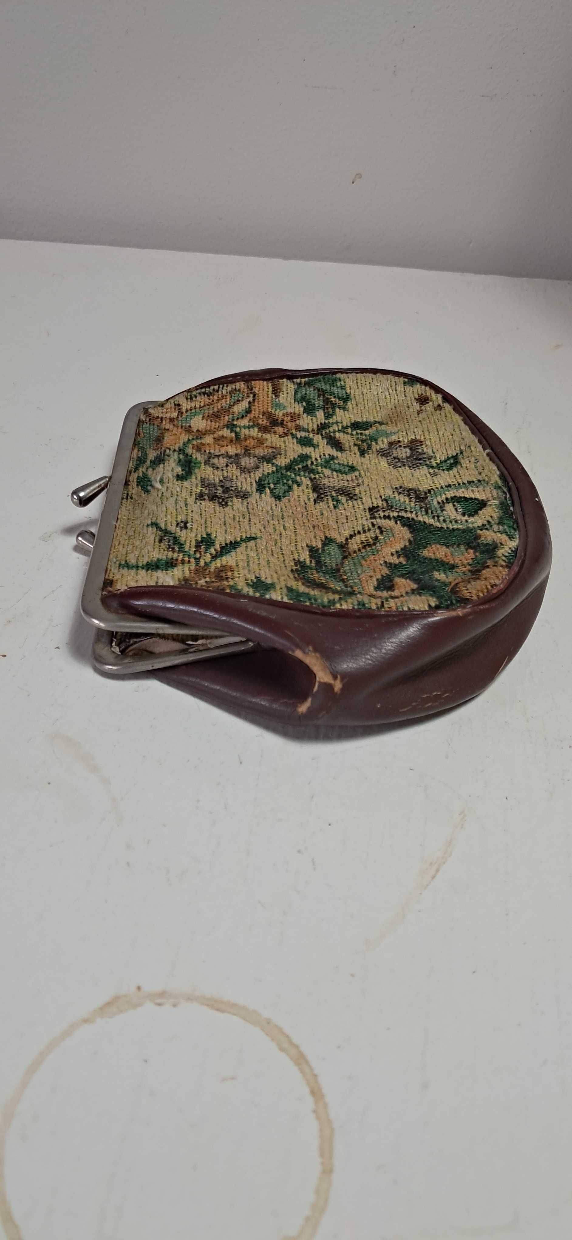 Portmonetka PRL Torebka Klamra Kosmetyczka Vintage