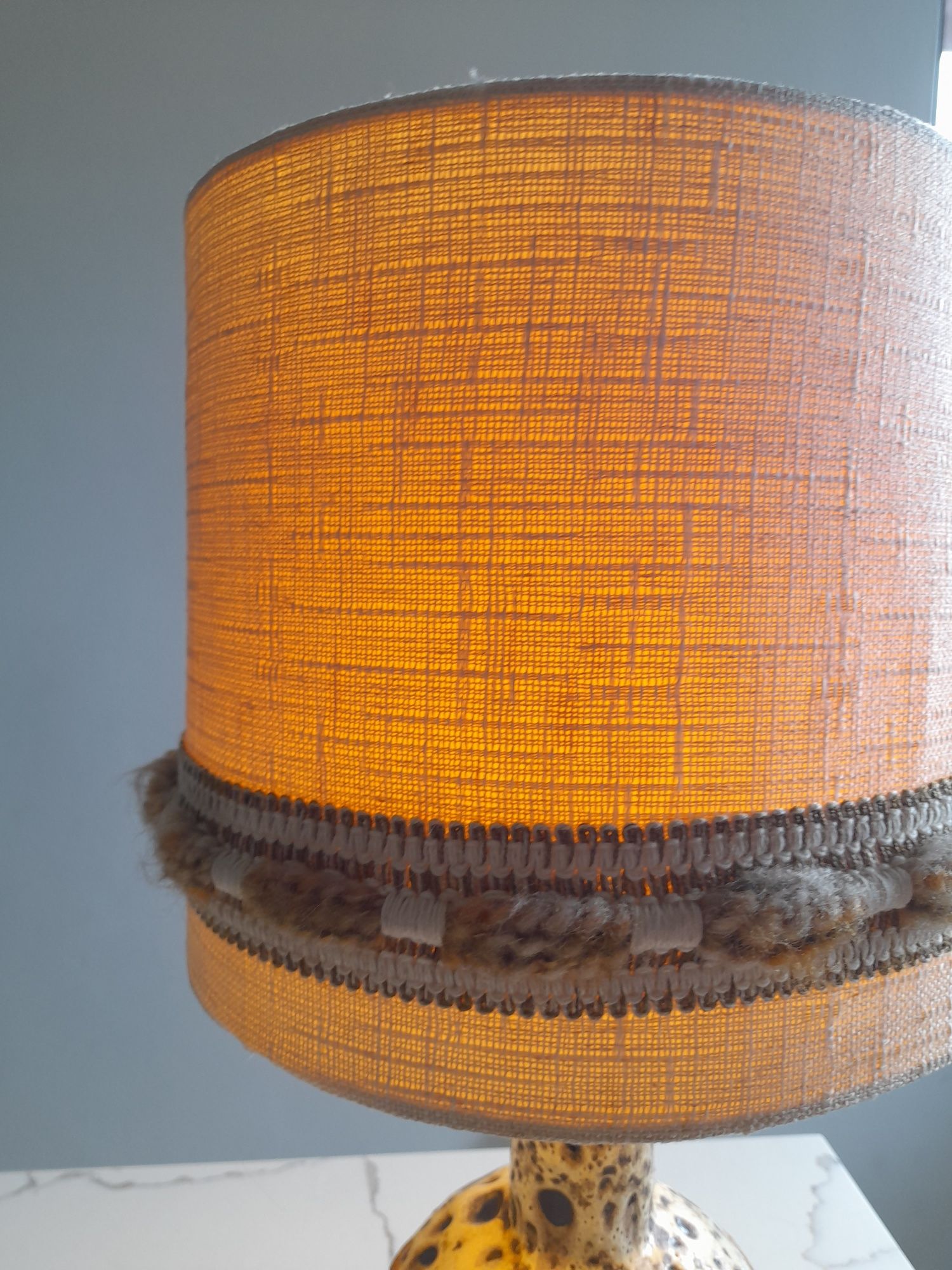 Lampa fat lava ceramiczna