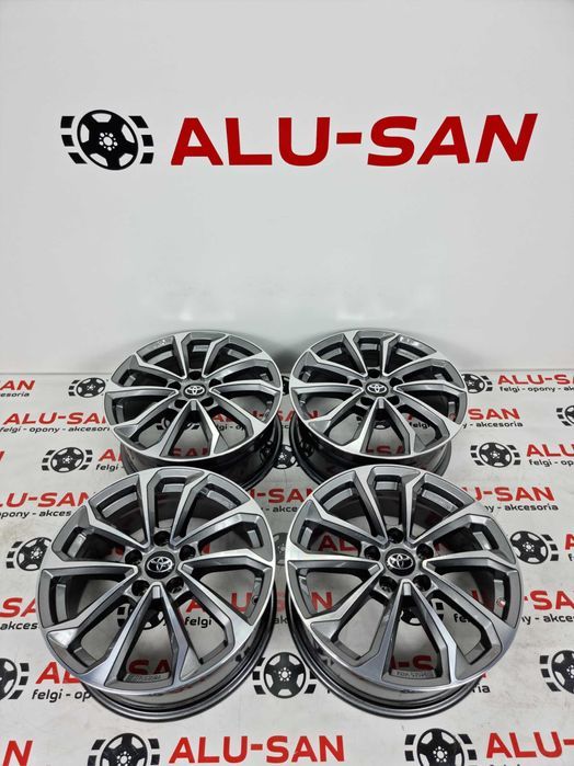 NOWE alufelgi TOYOTA 17" 5x114,3 Auris Corolla RAV-4 Previa - Grafit