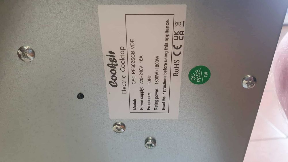 Płyta ceramiczna Cooksir 2-palnikowa 3600 W