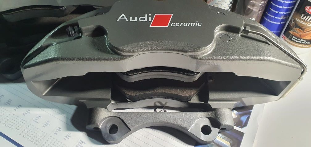 Zaciski nowe Alcon Audi RS6 C6 4F Q7 4L V12 TDI Ceramika 420x40mm