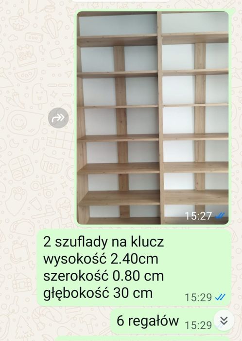 Szesc regałów prawie nie uzywanych . Kazdy za 500zl