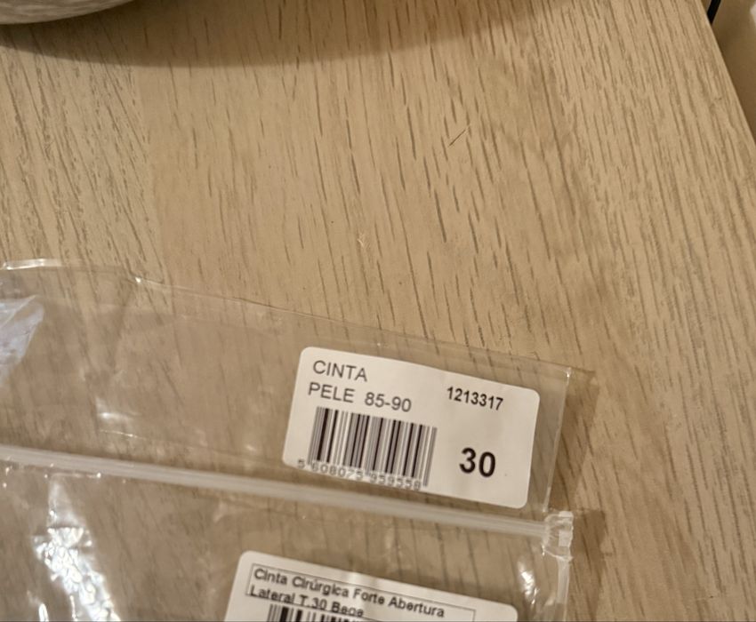Cinta pós cirurgica abdominoplastia marca Bliss tam. 30