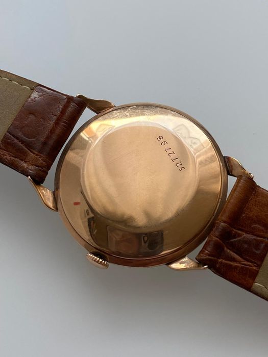 Złoty zegarek Doxa 14 k. Krab vintage
