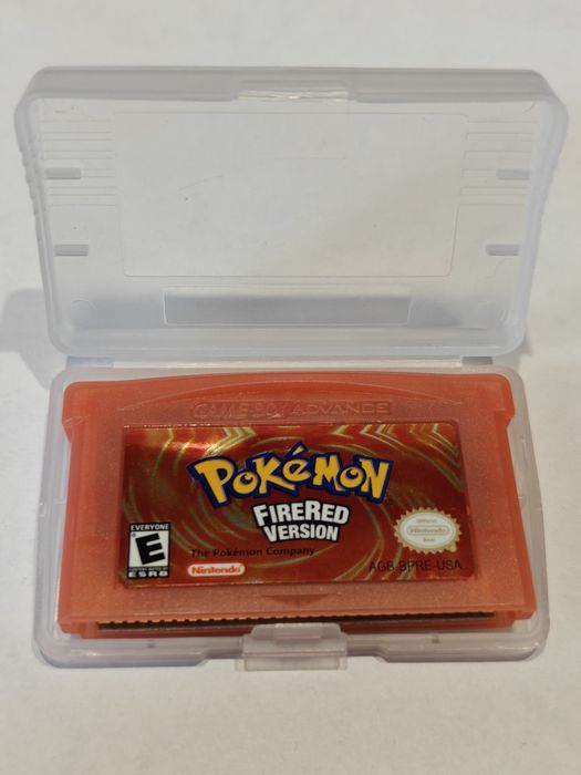 Pokemon Fire Red Version gameboy color advance gbc gba.