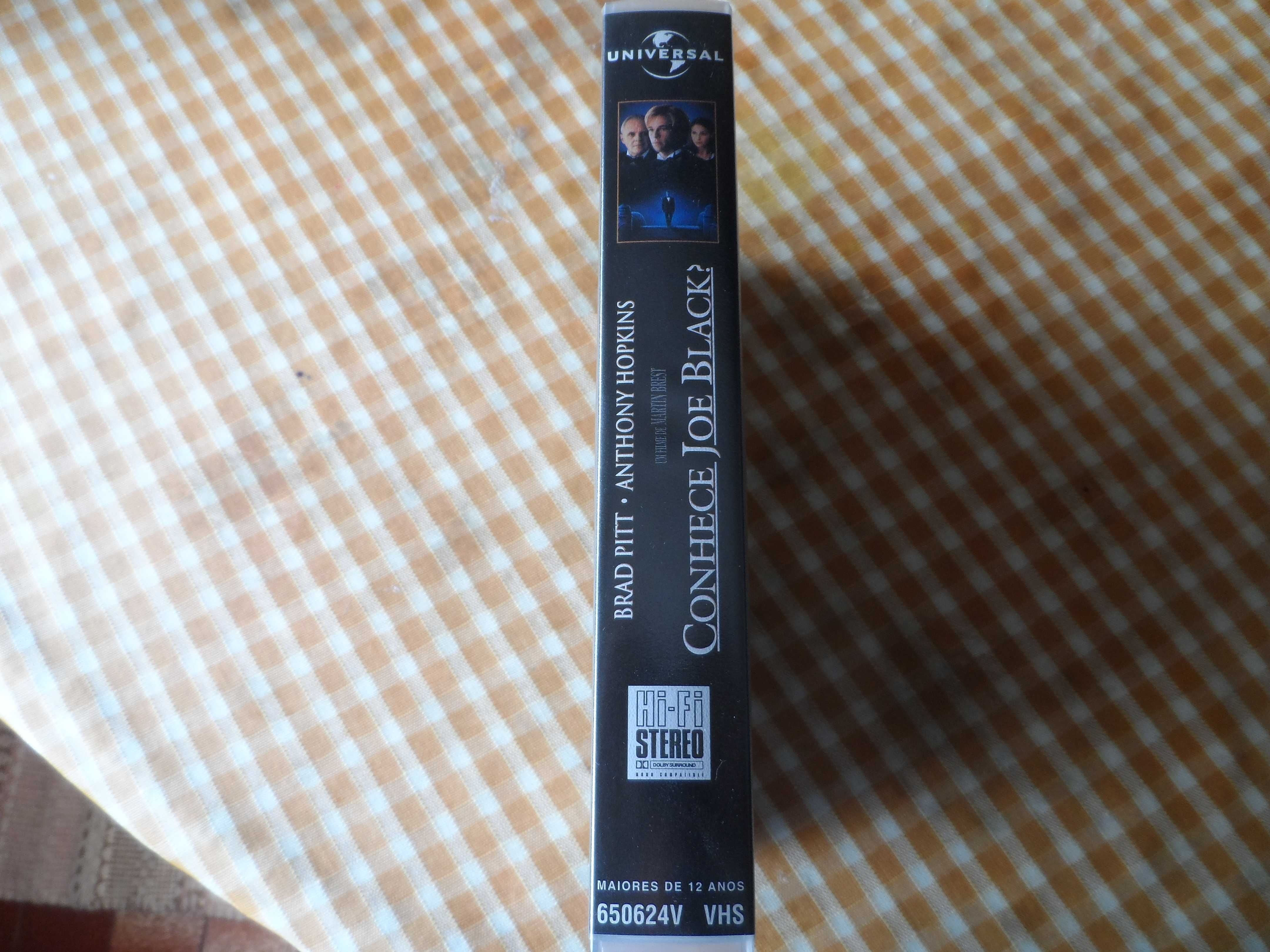 Conhece Jo Black?  com BRAD PITT (Cassette VHF) -  COLEÇÃO
