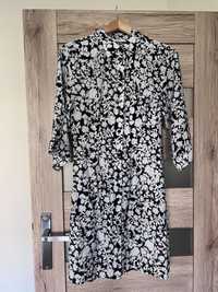 Sukienka 3/4 rękaw kimono scandi wizytowa