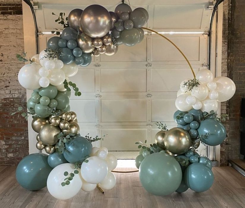 Каркас для фотозоны. Подставка стойка для шаров. Черный и белый фон.