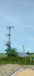 Stacja transformatorowa, słup SN 15 kV + linia napowietrzna.Moc 120 kW