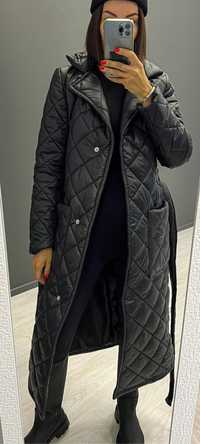 Пальто зимове ,чорне розмір s