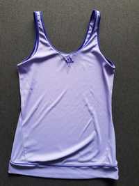 Nowy wrzosowy sportowy top Adidas Climalite S