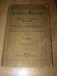 Niemiecka książka z 1909 r. "Hauptdatten der Weltgeschichten "