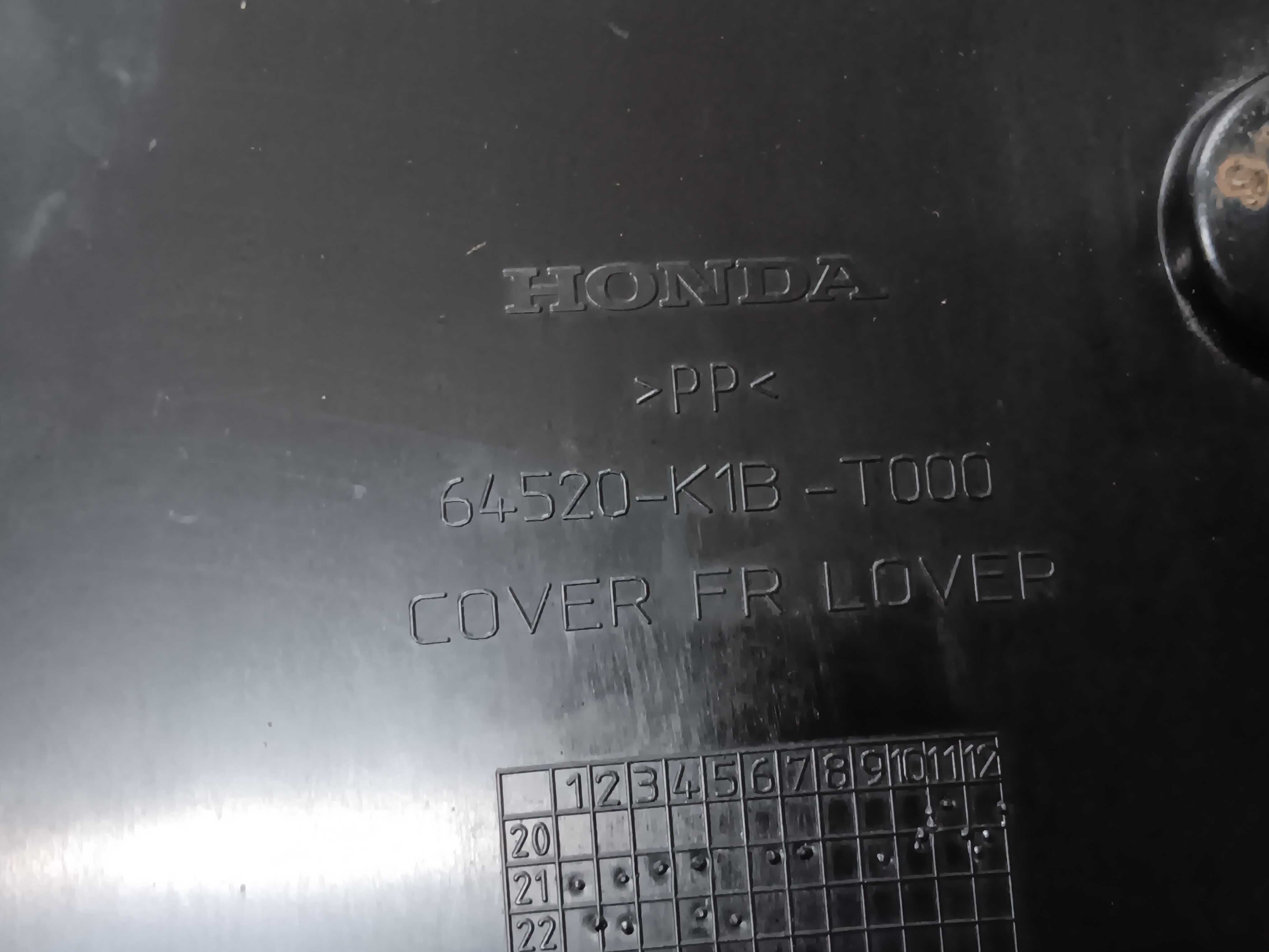 Carenagem frontal inferior Honda NSS350 Forza versão 2021 a 2025