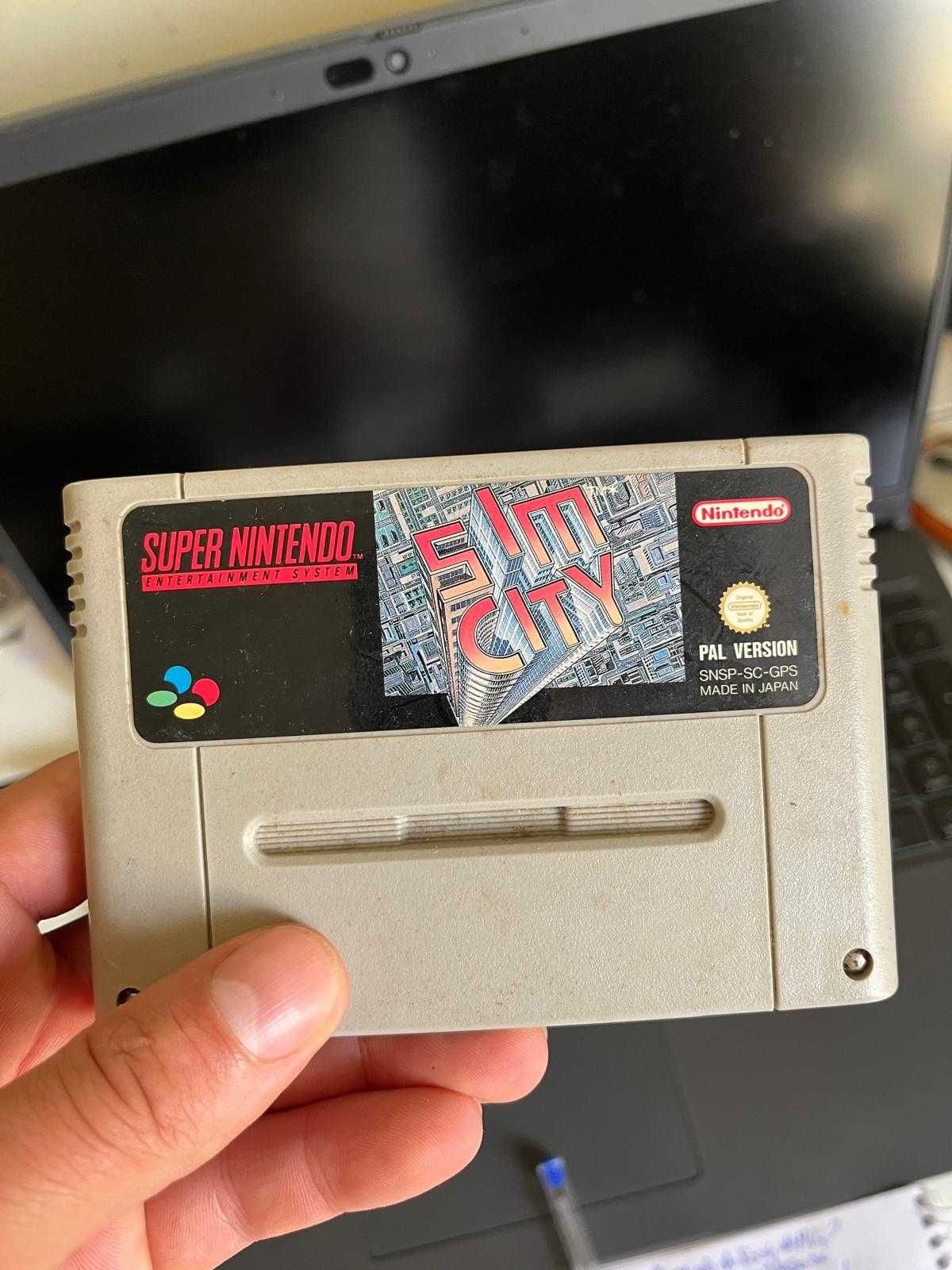 Jogo SimCity SNES Super Nintendo