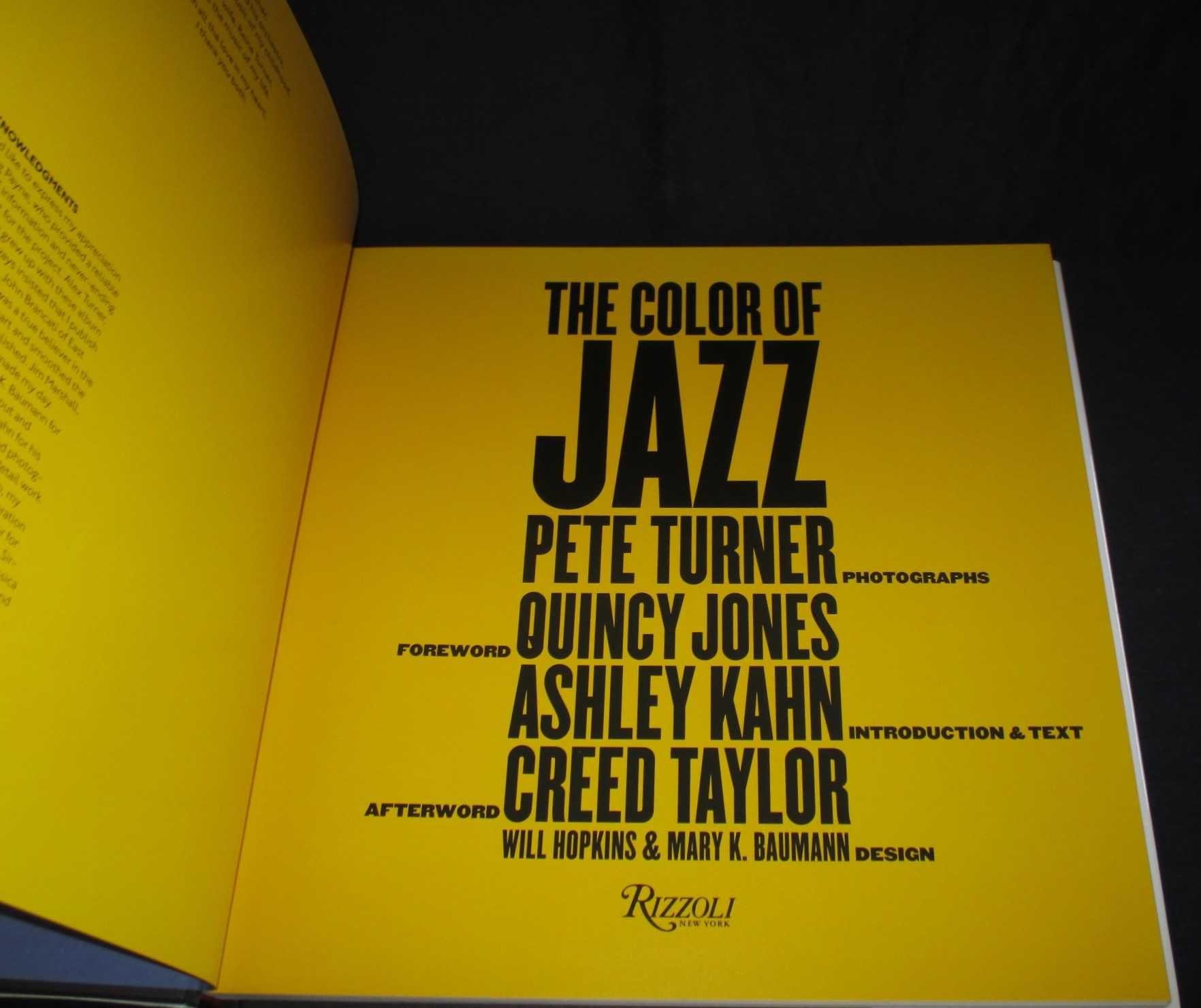 Livro The Color Of Jazz Pete Turner