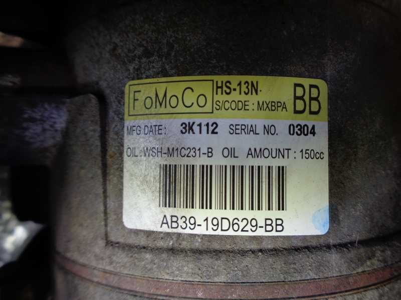 Sprężarka klimatyzacji ford ranger 3.2 tdci AB39-19D629-BB