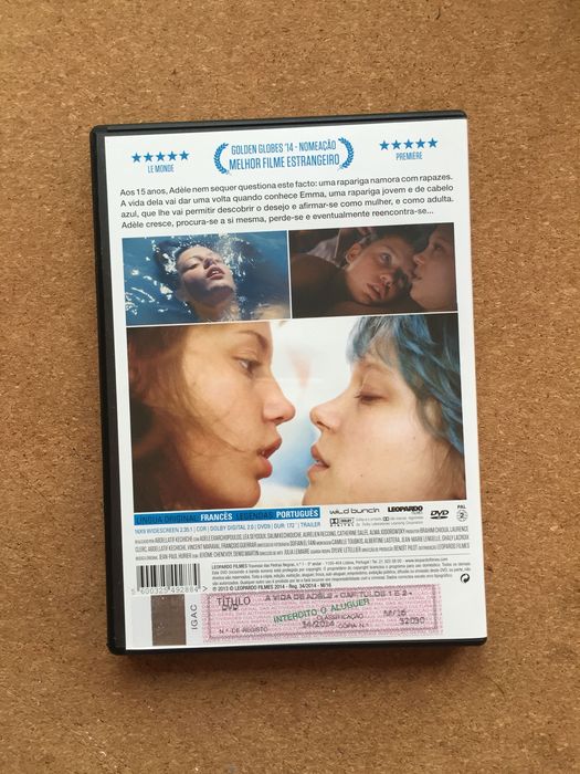 Filme DVD La vie d'Adèle (Blue Is the Warmest Colour)