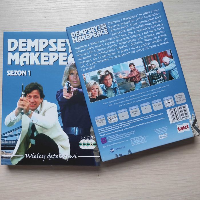 DEMPSEY and MAKEPEACE dvd sezon 1 jak nowy