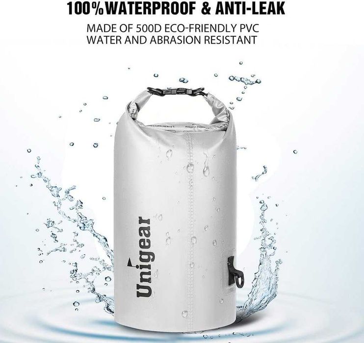 Unigear Wodoszczelny Worek Dry Bag 5L Kajak Łódź + Etui Na Tel