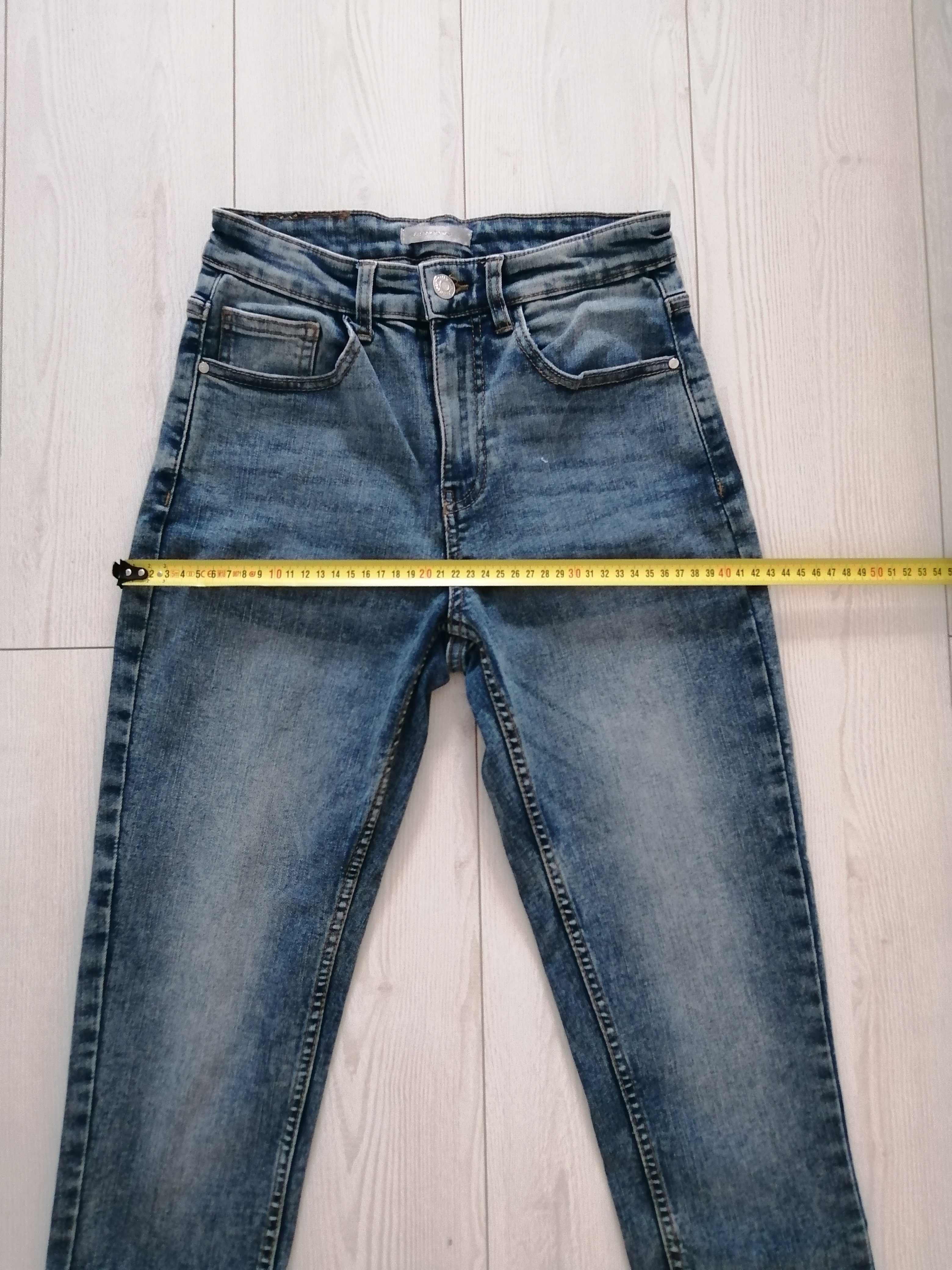 Nowe spodnie jeansy Diverse rozm 36 skinny wysoki stan krótsza nogawka