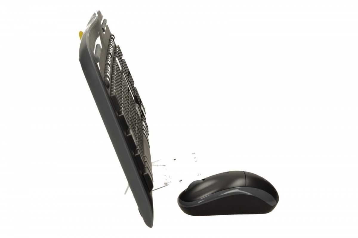 Zestaw bezprzewodowy klawiatura i mysz Logitech czarny MK330