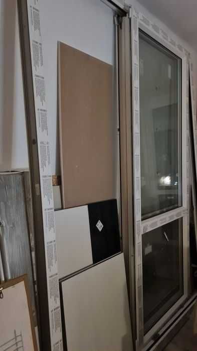 Okno balkonowo tarasowe o wymiarach 2000mm szerokosc na 2400mm