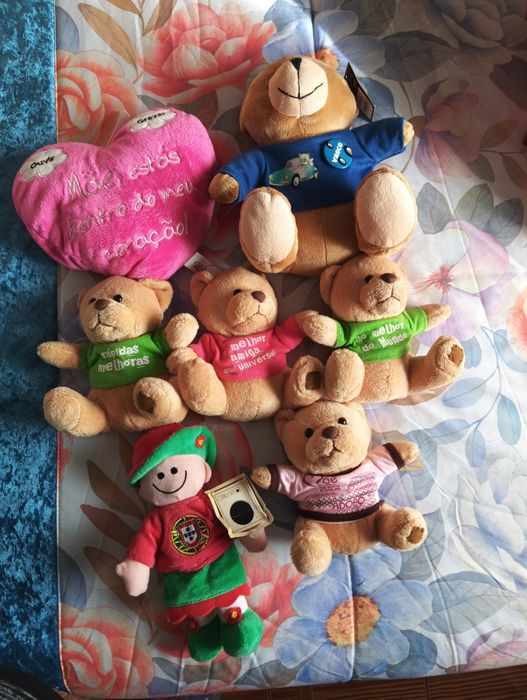 Conjunto ursos de peluche
