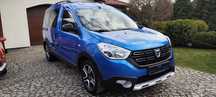 Dacia Dokker 1,6benz +LPG,Jak nowa, bezwypadkowa, full opcja serwisowana