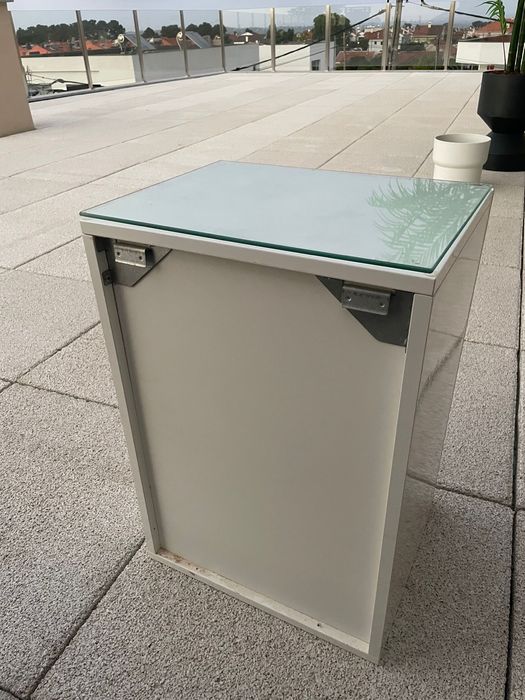 Movel branco lacado alto brilho Ikea