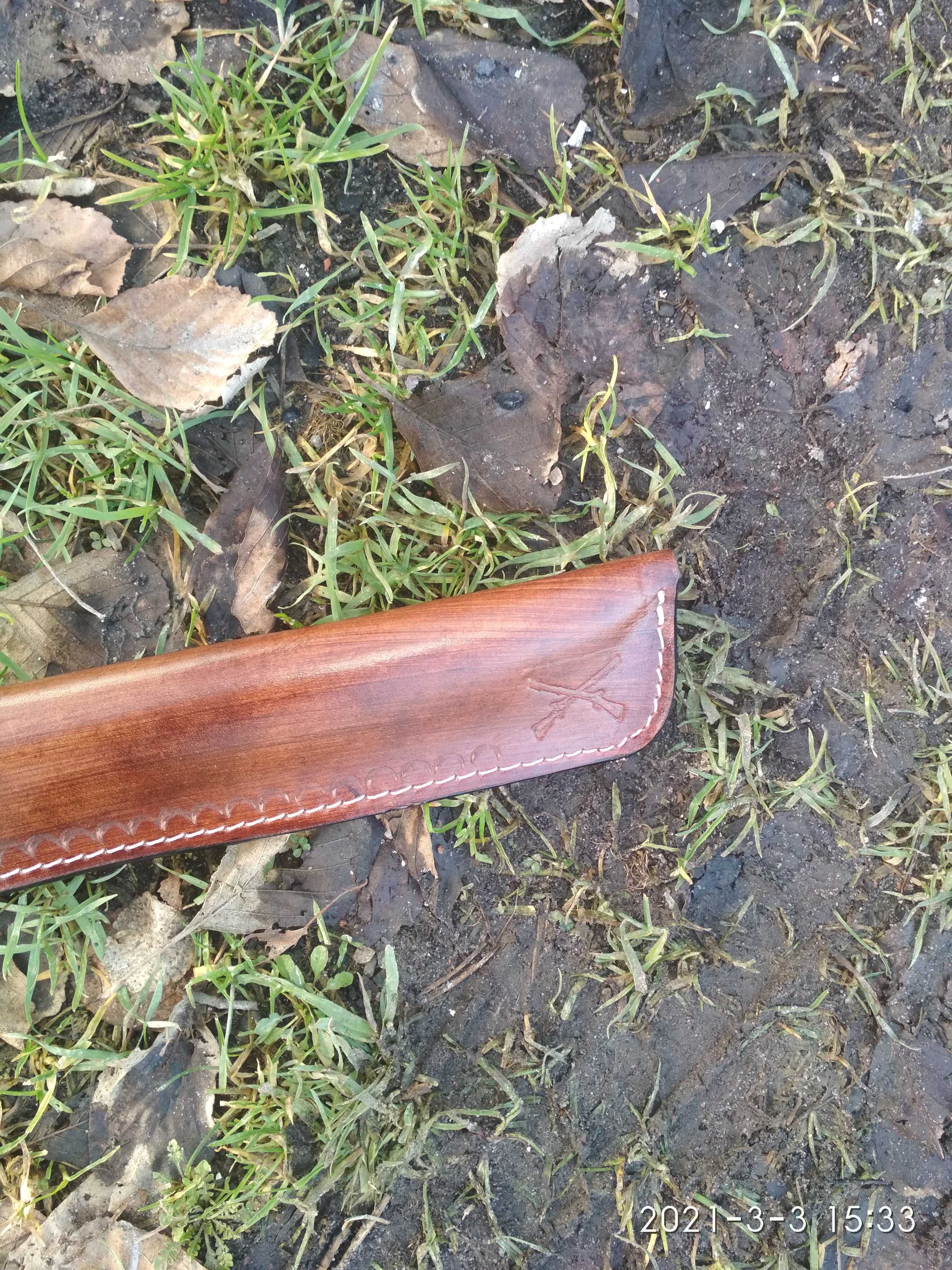 kabura skórzana pokrowiec na karabinek Remington